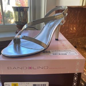 7 1/2 Bandolino - Rayonna Silver Dress Sandel